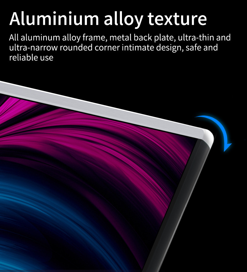 Aluminum Alloy Frame 55'' Electronic Smart Interactive White Digital Board