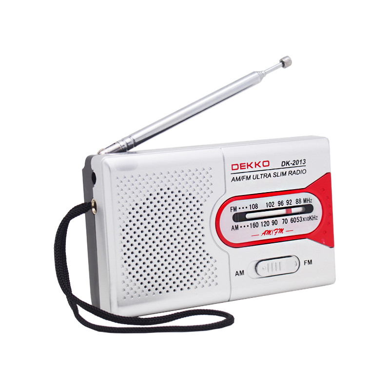Custom Plastic Portable AM FM Radio Material Outdoor Mini Small Battery Operated