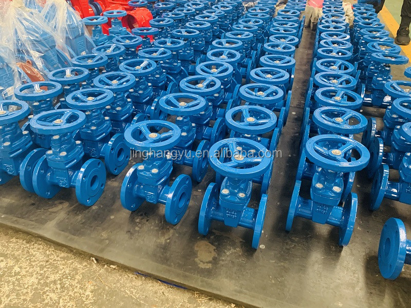 QT450 DN50 Non Rising Stem Gate Valve Soft Sealing Elastic Seat