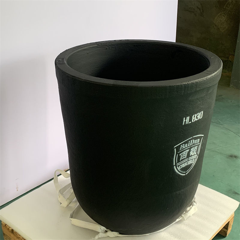 High Pure Silicon Carbide Graphite Crucible Conventional Circular Crucible Metal Melting