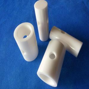 China Heat Resist Ceramic Tube Insulator One End Closed Diamond Polished Surface wholesale