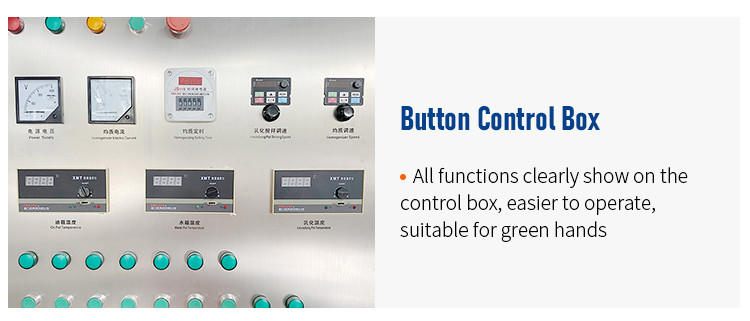 50L Fixed Type Vacuum Emulsifier Mixer Paste Lotion Making Machine SUS Material