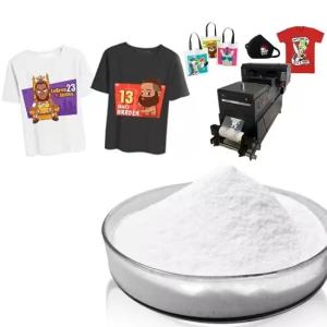 China ECO Friendly White DTF Powder Adhesive Hot Melt Powder For Heat Transfer Printing wholesale