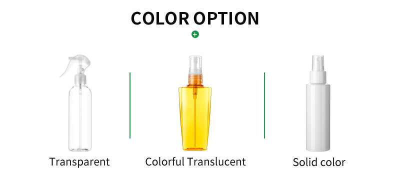 10ML Luxury Round Clear PET Plastic Cosmetic Bottles With Gold Screw Cap
