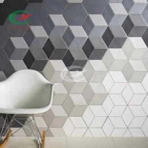 China Self Adhesive Noise Cancelling Tiles , Polyester Fiber Sound Absorbing Wall Panels wholesale