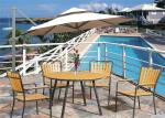 Wood Plastic Composite Outdoor Leisure Furniture Sets with Tent