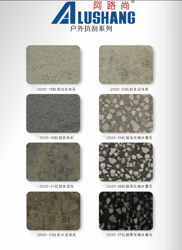 India Rock Marble Aluminum Composite Panel HDPE 3MM Acp Aluminium Composite Panel