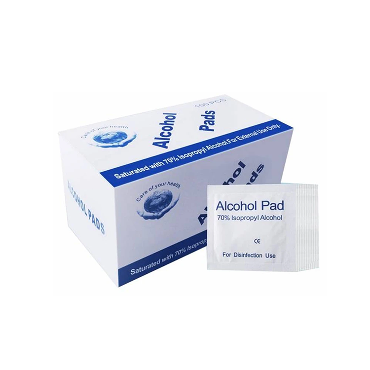 Medical Alcohol Swabs Wet Wipes , Alcohol Swabs Pads For Injections Control