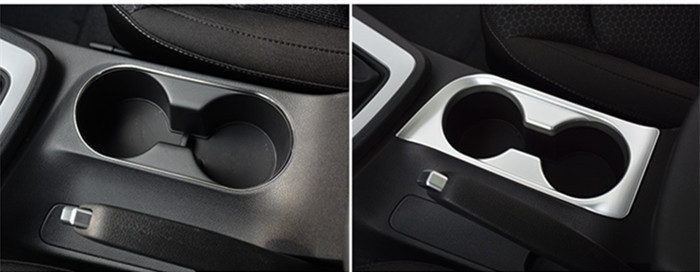 Chromed Auto Interior Trim Parts Garnish Cup Holder Molding For Hyundai All New Elantra 2016 Avante