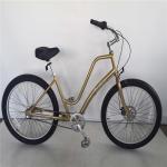 26x3 inch Unisex Step Through Aluminum Frame 3 Speed Beach Cruiser Bike for Rent