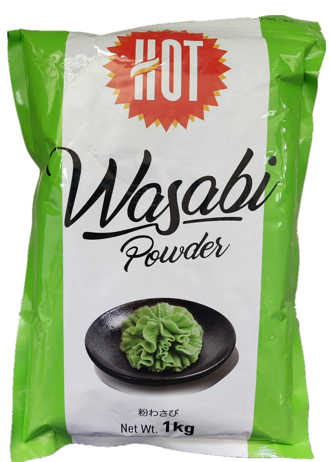 Non-Additives Dry Sushi Horseradish Sachet 1kg Wasabi Powder for 24 Months Shelf Life