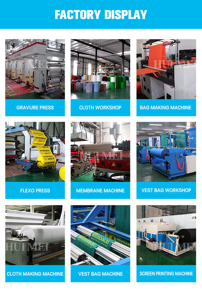 Customized Disposable Fabric Making Non Woven Tablecloth Roll Recycle Bag
