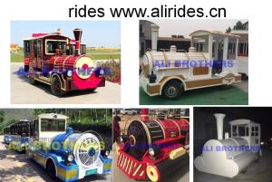 China Theme Park 42 seats Tourism Train Trackless Travel Train wholesale
