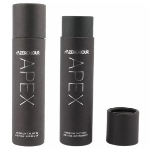 China Black Kraft Paper Tube Packaging Recyclable Cardboard Cosmetic Food Container wholesale
