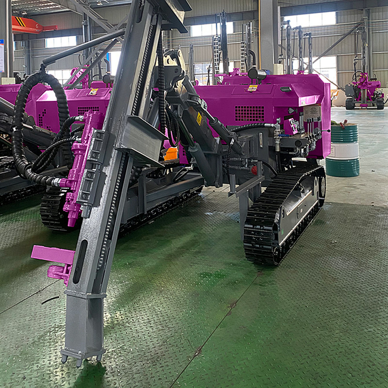 Mining Machinery DTH Drilling Rig 78kw Engine Rotary Borehole Hydraulic Drilling Rig