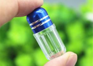 China 56mm Clear Plastic Medicine Bottles 5g Cylindrical Mini Pill Cases wholesale