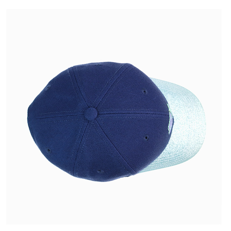 6 Panel Women Baseball Cap A D R Letter Embroidery Silk Glossy Glitter Female Sport Hat