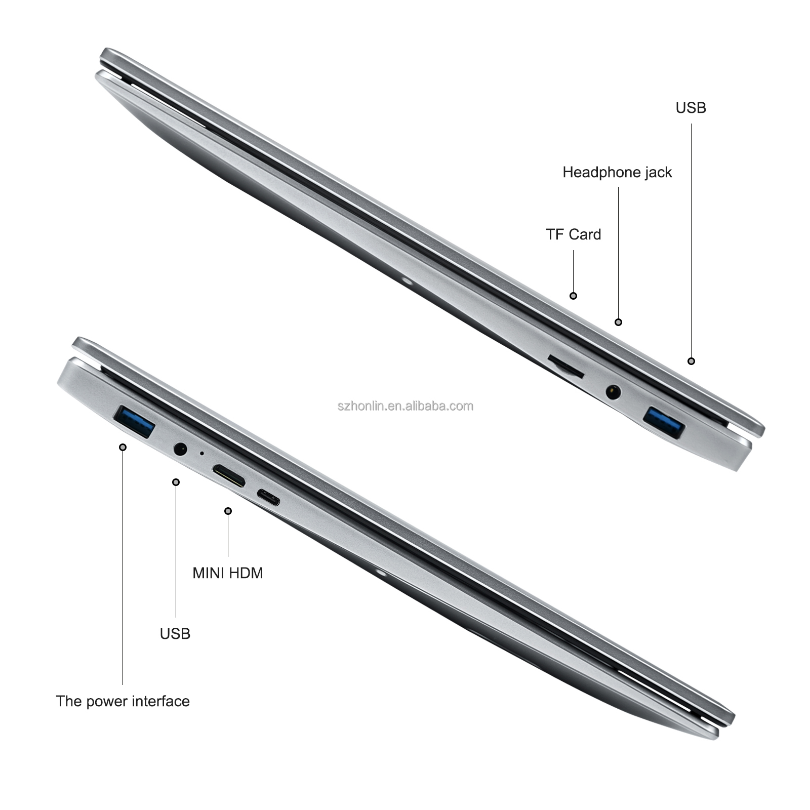 Intel N95 15.6 Inch Portable Gaming Business Laptop 8/16/32 RAM 128/256 SSD Windows 10 Integrated Card 4000mah Battery