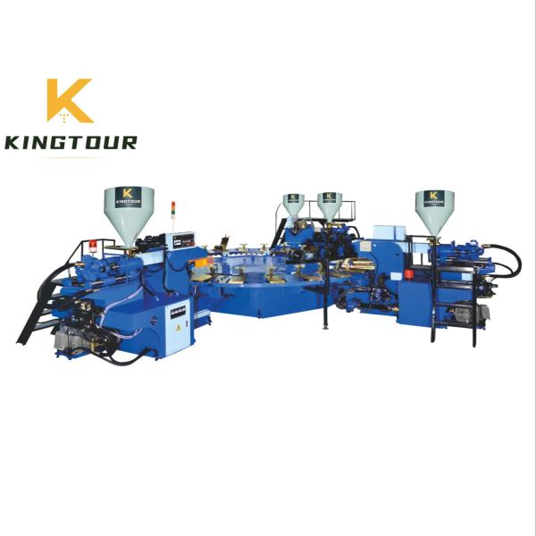 Rotary Sole Injection Moulding Machine 18500W PVC Sole Making Machine KT-666