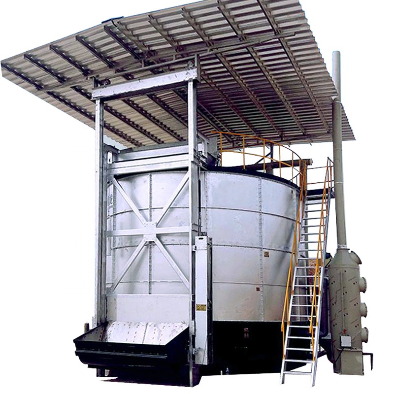 Livestock Manure High Temperature Aerobic Fermentation Equipment for Customized Color
