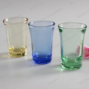 China high quality solid color glass shot glass for wholesale wholesale