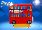 Amusement Park Equipment 3 Seat London Bus Kiddy Ride Game Machine