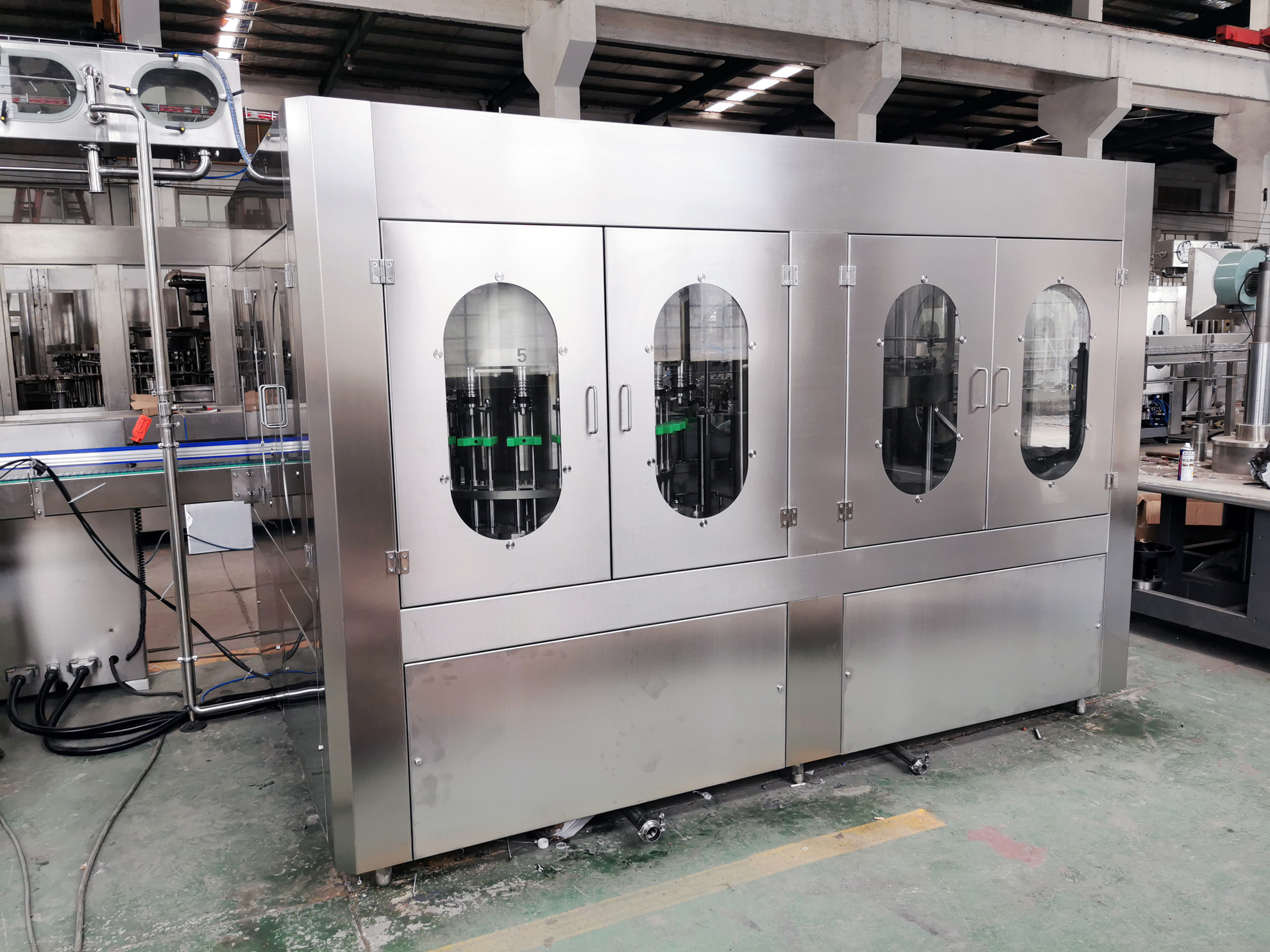 High Production SUS304 Edible Oil Filling Machine For Oliver / Sunflower / Soy Bean Oil