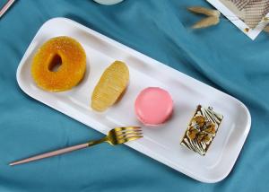 China OEM ODM Melamine 12.75&quot; Rectangular Food Serving Tray wholesale