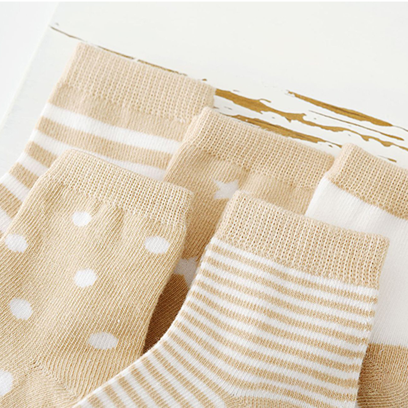 Anti Slip Printed Picture Socks Snagging Resistance For Newborn