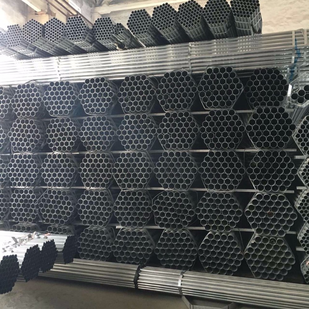 STK500 Non Alloy Galvanized Steel Round Tube GB/T3091