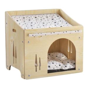 China Customized Wooden Cat Shelter Room Timber Dog House wholesale