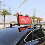Double Sided Advertising Taxi Top Led Display Roof For Car 4g Wifi 5mm P5