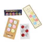 Clear Round Glass Pebble Magnets Refrigerator Magnet Souvenir