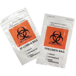 China Anti Dust Thickness 180 Micron Biohazard Sample Bags Custom Made wholesale
