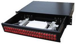 China Black Fiber Optic Distribution Box , Fiber Optic Distribution Unit wholesale