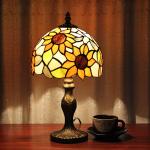 Restaurant stained glass reading table lamp hotel bedroom beside reading room