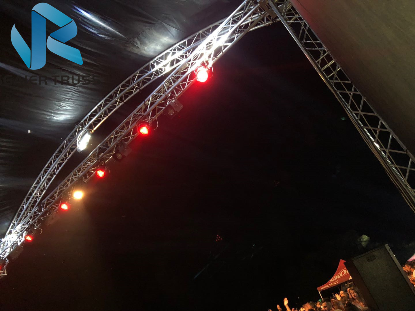 12 " Box Aluminum Roof Truss For Tent Lightweight Square / Circle Shape