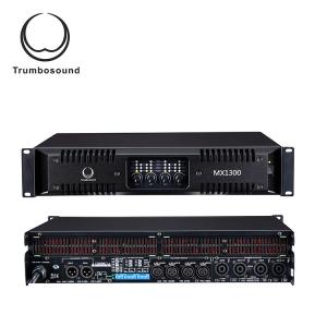 China Digital amplifier professional power amplifier 4 channel amplifier 4x1300W , MX1300 wholesale