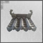 Building Material Antique Chinese Roof Tiles Unglazed Smooth Garden