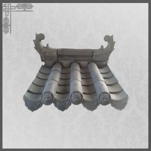 China Building Material Antique Chinese Roof Tiles Unglazed Smooth Garden wholesale