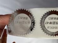 China PET Material Packaging Label Stickers Oil Proof Food Package Sticker wholesale