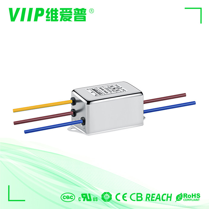Metal Case 1760VDC AC Line EMI Filter 30A For Electric Device