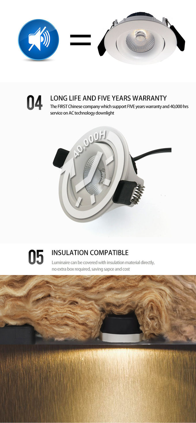 Home Indoor 9w Ultra Thin LED Downlight 40000hrs