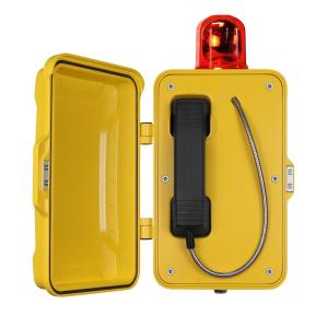 China Colorful Industrial Weatherproof Telephone With Beacon , Outdoor Emergency Phone wholesale