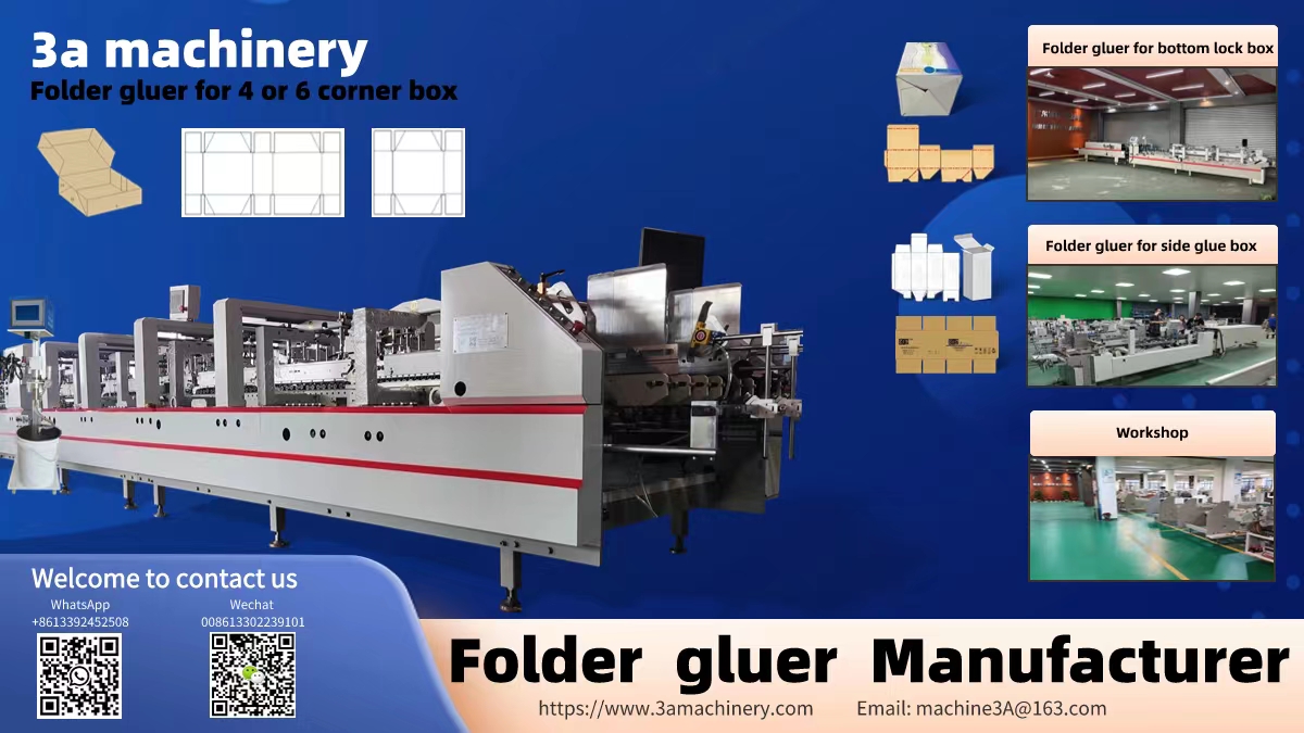 CQT-900 Folding Boxes Machine Enhanced Type Box Folding Gluing for Easy Case Packaging