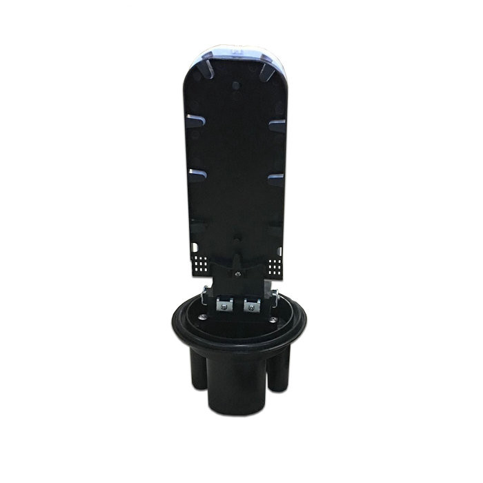 120Fibers Dome closure vertical Splice Closure for Aerial Pole Mount IP68 with UV protection outdoor closure