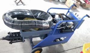 China 4KW Wall Mortar Cement Spray Plaster Machine 200m2/h 60L Hopper Volume on sale