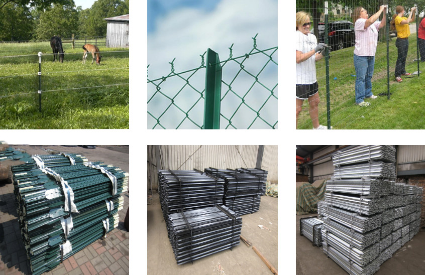 Sustainable Studded T Post Metal Galvanized 6 Ft 8ft