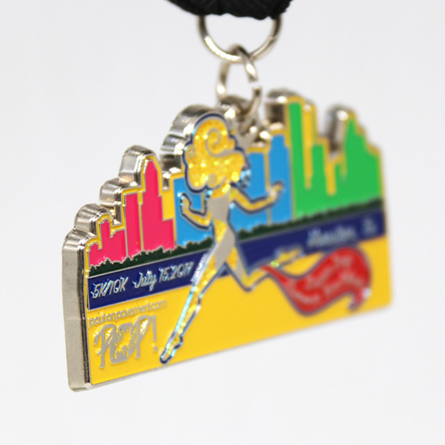 Custom Logo Medals And Trophies Antique Silver Gold Bronze Wrestling Medal For School