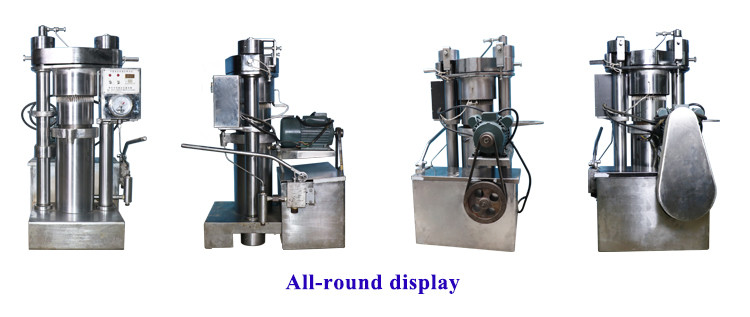 Low Noise Hydraulic Industrial Oil Press Machine 4 Kg / Bacth Capacity
